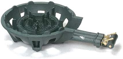 LPガス用タチバナ製作所TS-330 鋳物コンロバーナー&下枠グリーン